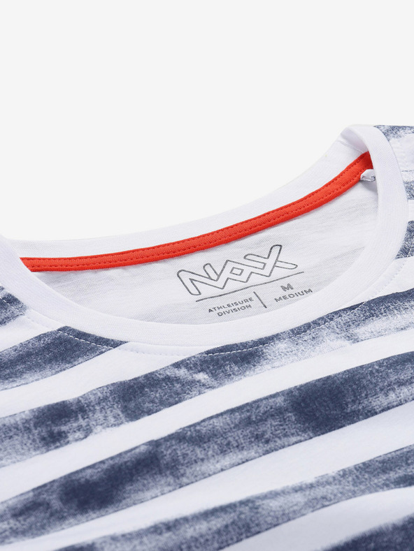 NAX Blau Gemustertes Damen T-Shirt NAX Sarga