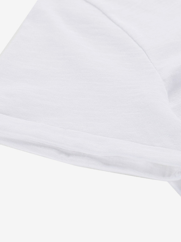 NAX Weißes Damen-T-Shirt NAX Drawa