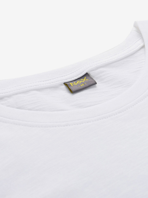 NAX Weißes Damen-T-Shirt NAX Drawa