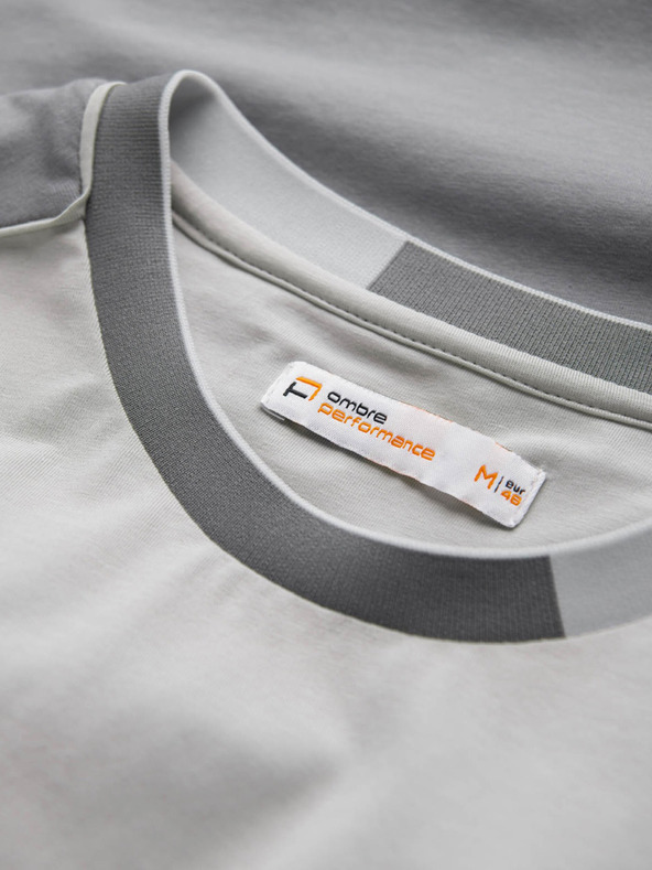 Ombre Clothing Grau Herren T-Shirt Ombre Kleidung