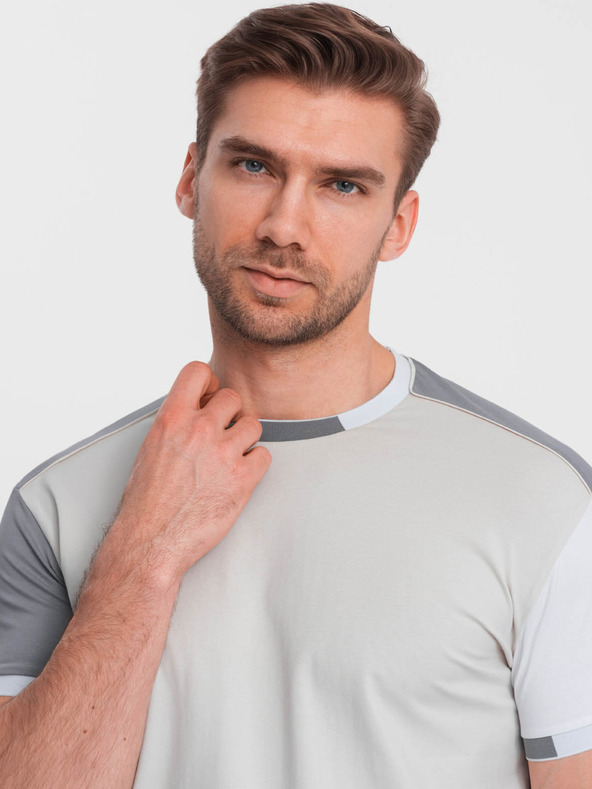 Ombre Clothing Grau Herren T-Shirt Ombre Kleidung