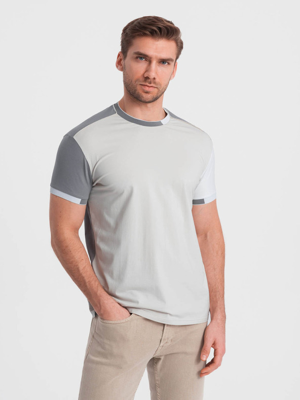 Ombre Clothing Grau Herren T-Shirt Ombre Kleidung