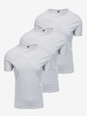 Ombre Clothing Dreierpack T-Shirts in grau von Ombre Clothing