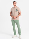 Ombre Clothing Grüne Herren-Sweatpants Ombre Kleidung