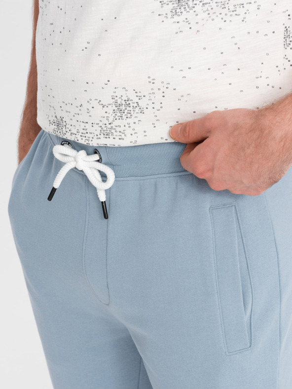 Ombre Clothing Hellblau Herren Sweatpants Ombre Kleidung