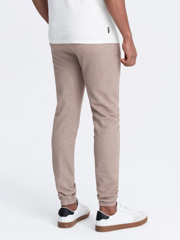 Ombre Clothing Hellbraune Herren Sweatpants Ombre Clothing