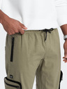 Ombre Clothing Grüne Herren-Cargo-Jogger-Hose Ombre Clothing