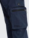 Ombre Clothing Dunkelblaue Herren-Cargo-Jogging-Hose Ombre Clothing