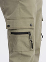 Ombre Clothing Khaki Herren-Cargo-Jogger-Hosen Ombre Clothing