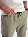 Ombre Clothing Khaki Herren-Cargo-Jogger-Hosen Ombre Clothing