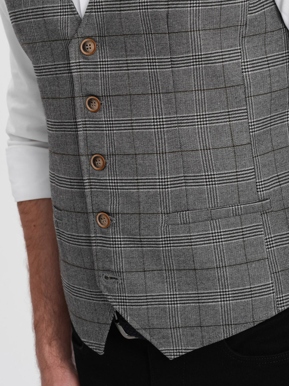 Ombre Clothing Graue Herren Reversjacke Ombre Kleidung