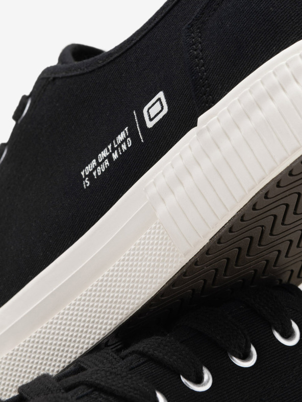 Ombre Clothing Schwarze Herren-Basic-Sneaker Ombre Clothing Classic