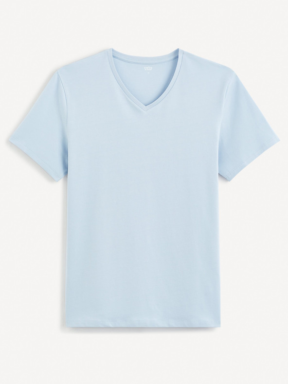 Celio Hellblaues Herren Basic-T-Shirt Celio Neuniv