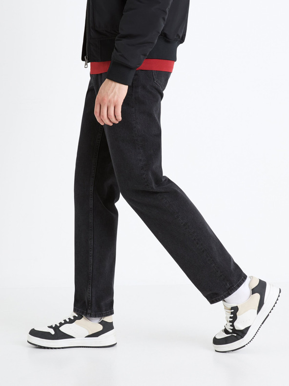 Celio Schwarze Herrenjeans Celio Foloose