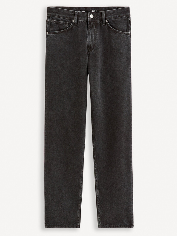 Celio Schwarze Herrenjeans Celio Foloose
