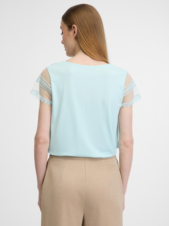 Orsay Hellblaues Damen-Kurzarm-T-Shirt ORSAY