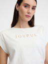 Orsay Weißes Damen-T-Shirt mit kurzen Ärmeln ORSAY