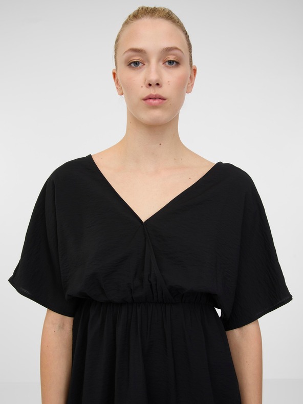 Orsay Schwarzes kurzes Damenkleid ORSAY