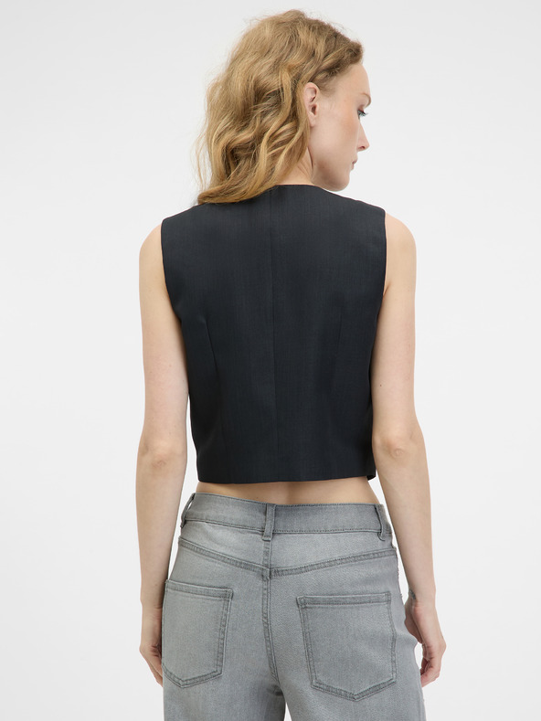 Orsay Dunkelgraue Damenjacke Weste ORSAY