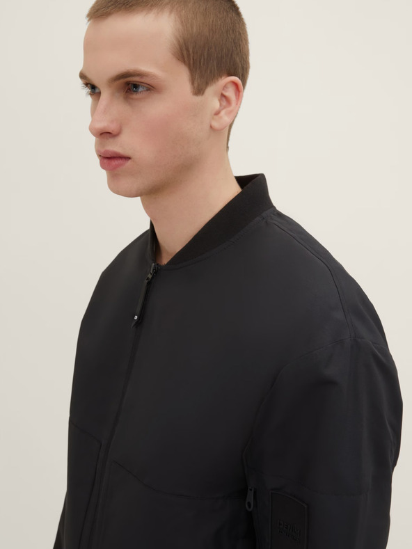 Tom Tailor Denim Schwarzer Herrenbomber Tom Tailor Denim