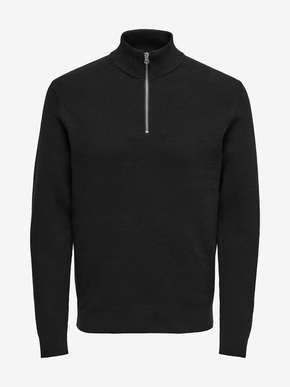ONLY & SONS Schwarzer Herrenpullover ONLY & SONS
