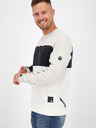 Alife and Kickin Schwarz-weißer Herren-Kapuzenpullover Alife and Kickin