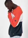 Alife and Kickin Rotes und blaues Alife and Kickin Sweatshirt für Männer