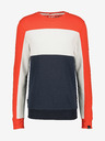 Alife and Kickin Rotes und blaues Alife and Kickin Sweatshirt für Männer