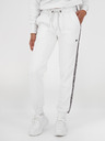 Alife and Kickin Weiße Damen-Sweatpants mit Revers Alife and Kickin