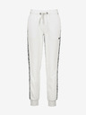 Alife and Kickin Weiße Damen-Sweatpants mit Revers Alife and Kickin