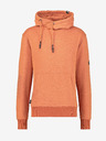 Alife and Kickin Orangefarbener Herren-Kapuzenpullover von Alife and Kickin