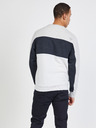 Alife and Kickin Schwarzes, graues und weißes Herren Sweatshirt Alife and Kickin