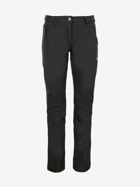 ALPINE PRO Schwarze Damen-Softshell-Hose ALPINE PRO SUNA