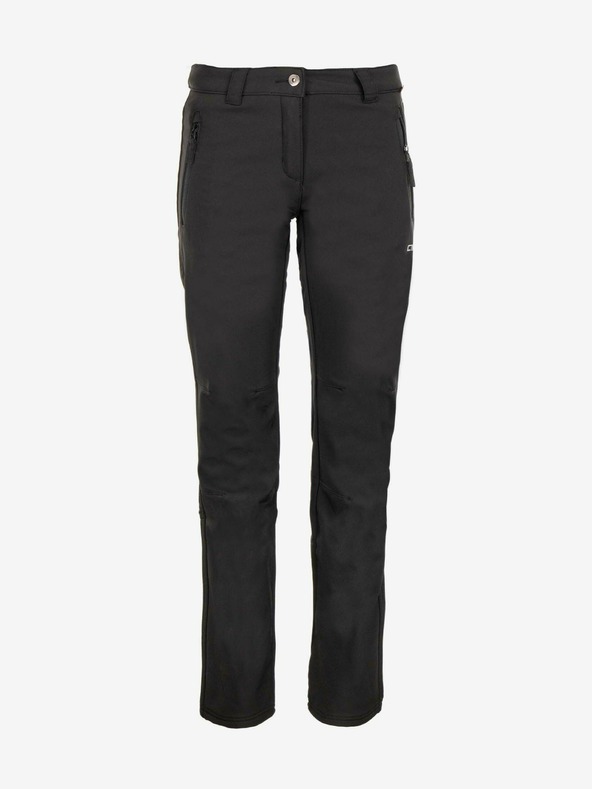 ALPINE PRO Schwarze Damen-Softshell-Hose ALPINE PRO SUNA