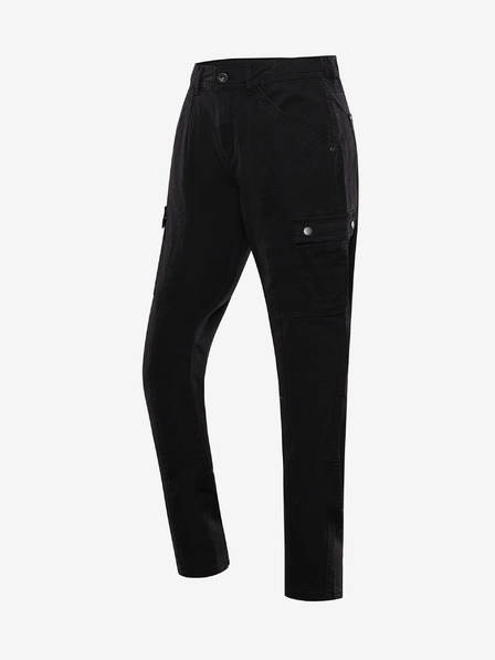 ALPINE PRO Schwarze Damenhose mit Taschen Alpine Pro IDRILA