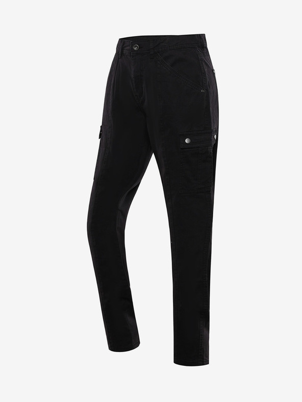ALPINE PRO Schwarze Damenhose mit Taschen Alpine Pro IDRILA