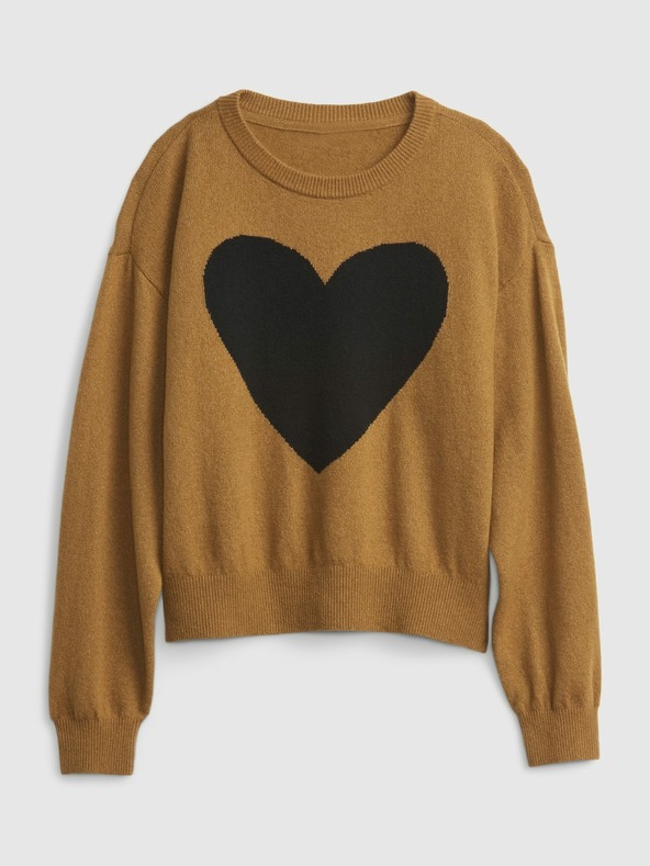 GAP Kinder-Strickpullover mit Herz GAP