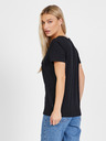 Sam 73 Schwarzes bedrucktes Damen-T-Shirt SAM 73 Arias