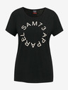 Sam 73 Schwarzes bedrucktes Damen-T-Shirt SAM 73 Arias