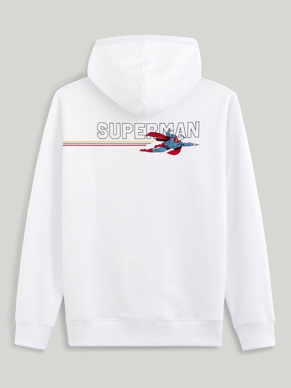 Celio Weißes bedrucktes Herren-Sweatshirt Celio Lvemansw