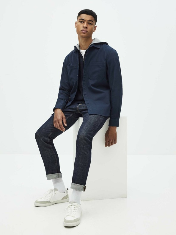 Celio Dunkelblaues Hemd Celio Sawork