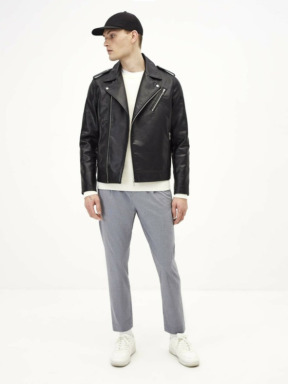 Celio Graue Herren-Cropped-Hose Celio