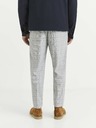 Celio Hellgraue Herren-Karohose Celio