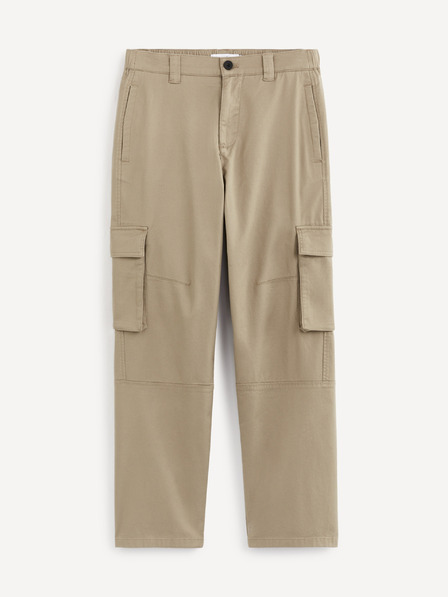 Celio Beige Herrenhose mit Taschen Celio
