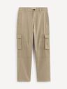 Celio Beige Herrenhose mit Taschen Celio