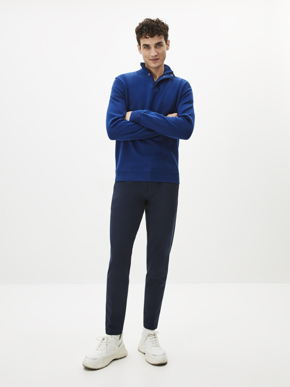 Celio Blauer Pullover Celio Perome