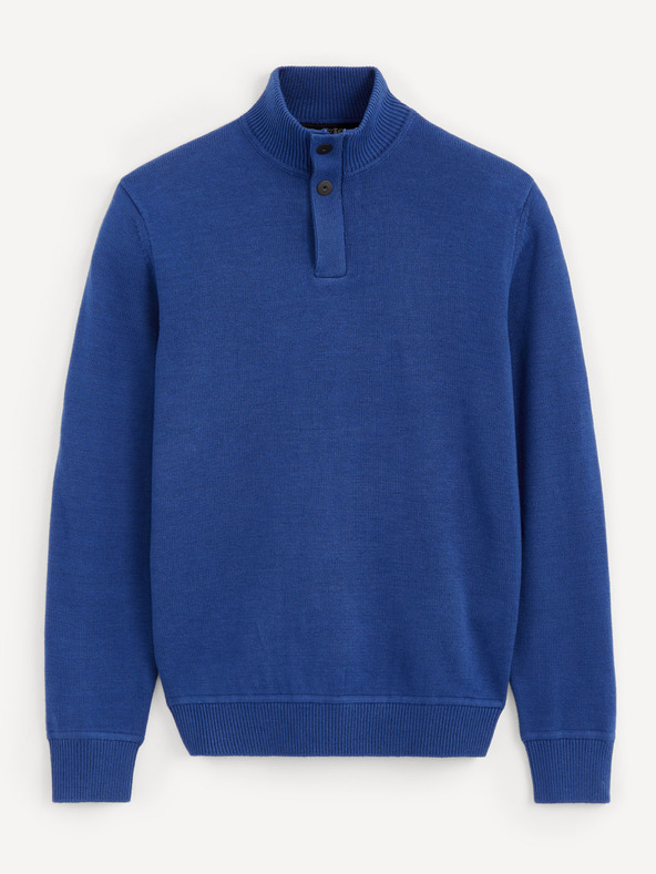 Celio Blauer Pullover Celio Perome