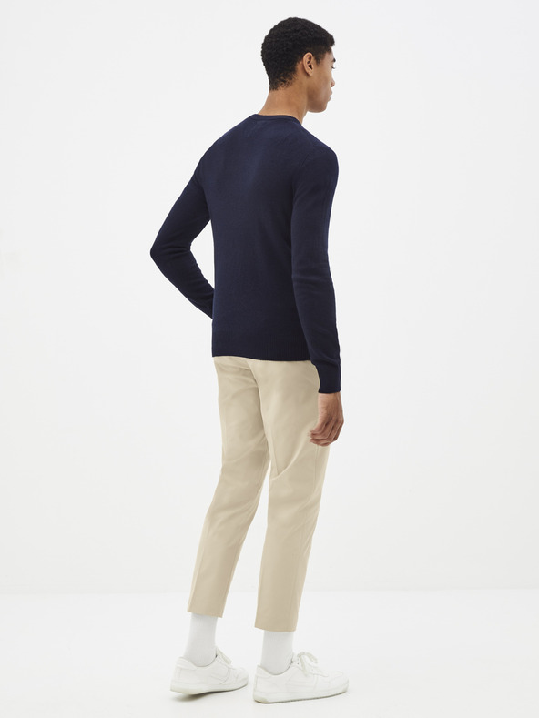 Celio Dunkelblauer Basic-Pullover Celio Sesweet