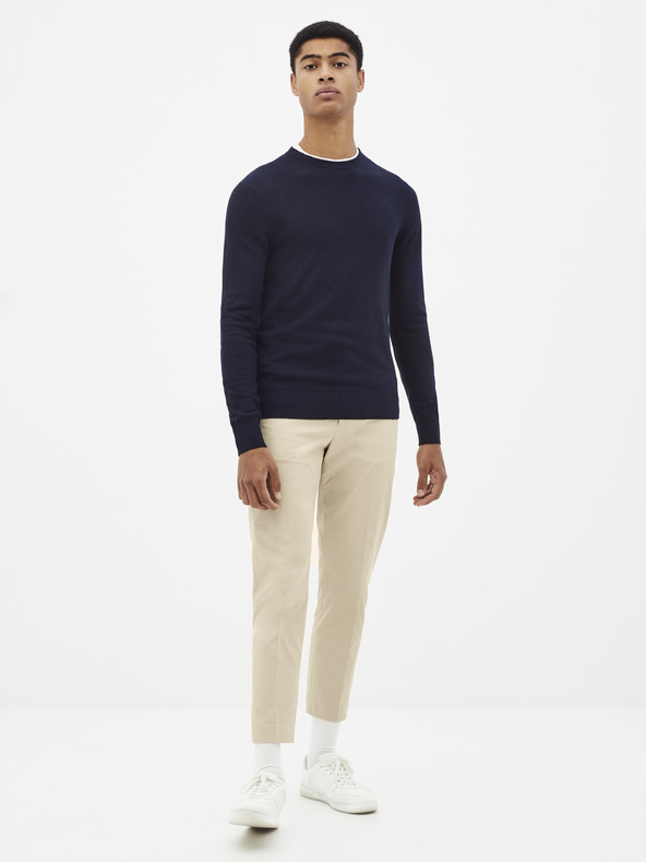 Celio Dunkelblauer Basic-Pullover Celio Sesweet