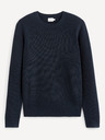 Celio Dunkelblauer Basic-Pullover Celio Seven